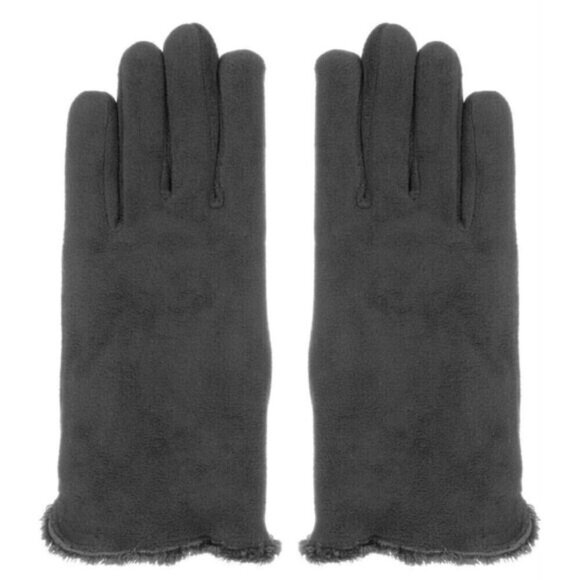 isotoner Women's Stretch Fleece Gloves with Microluxe and Smart Touch Technology - Picture 2 of 2